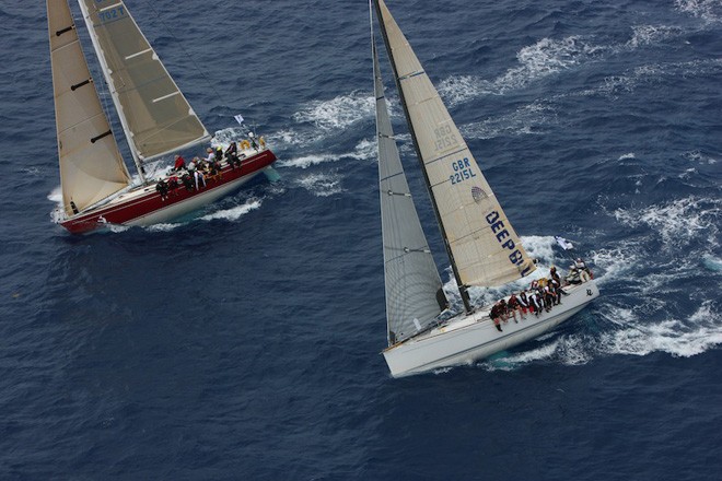 Quokka LLYC (Lloyd’s of London YC) and Scarlet Logic - 2013 RORC Caribbean 600 ©  Tim Wright / Photoaction.com http://www.photoaction.com